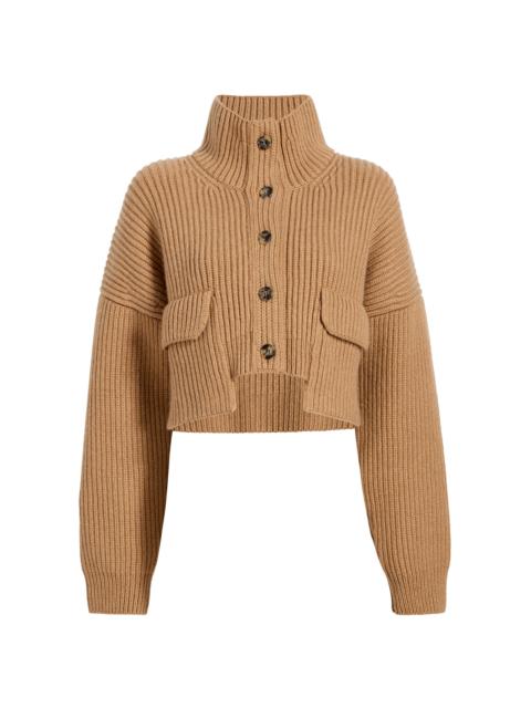 KHAITE Eita Cashmere Cardigan neutral