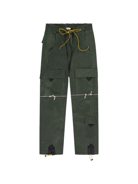 Rhude zip-detail cargo pants