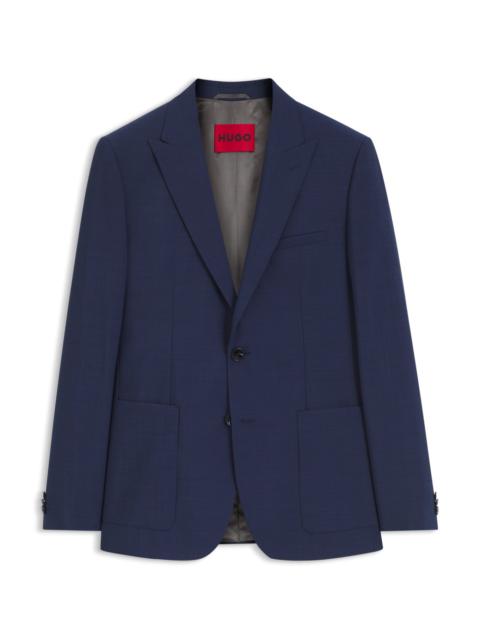 HUGO EXTRA-SLIM-FIT SUIT JACKET IN A WOOL BLEND