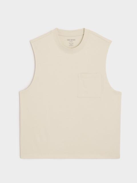 TODD SNYDER Boxy Jersey Muscle Tank