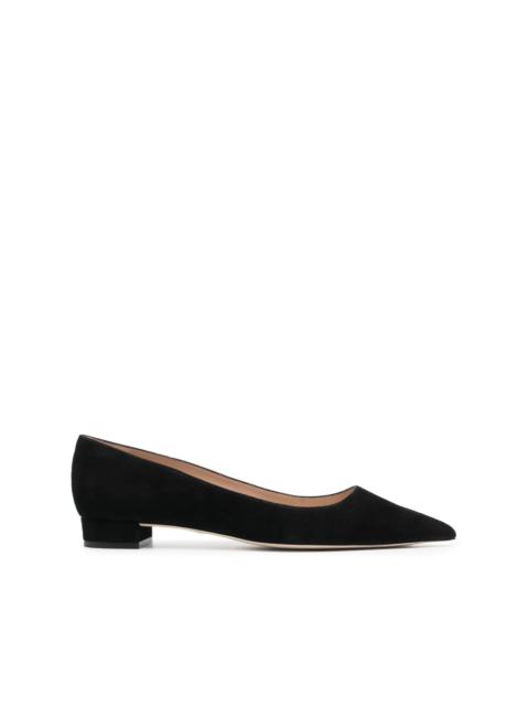 Stuart Weitzman pointed 20mm heeled pumps