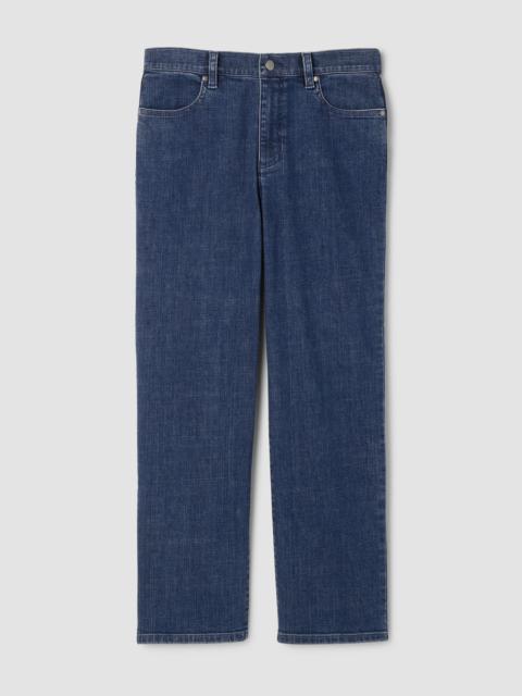 EILEEN FISHER Cotton Stretch Denim Straight Jean