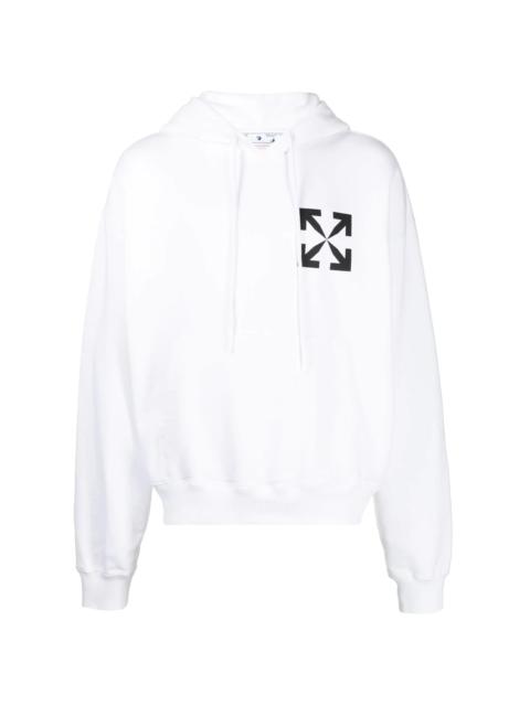 Off-White Arrows-print cotton hoodie