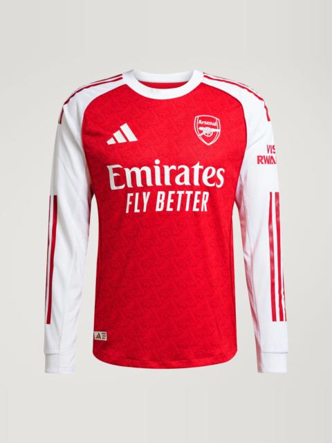 adidas Arsenal 25/26 Long Sleeve Home Authentic Jersey