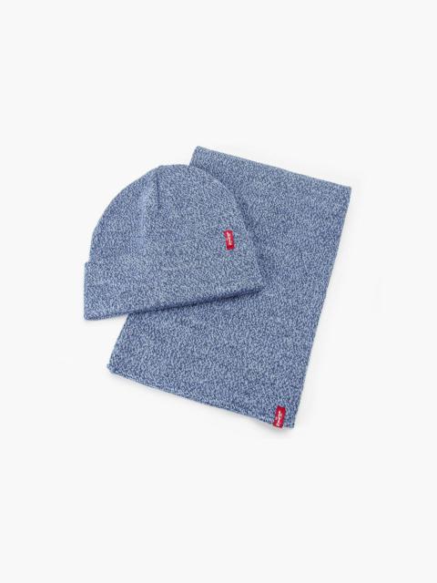 Levi's SCARF & BEANIE GIFT SET