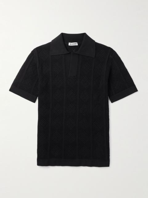 Jil Sander Knit 폴로 티셔츠