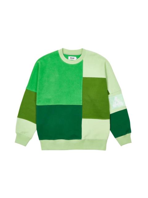 PALACE Palace Colour Block Crew Green