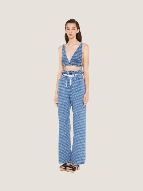 Miu Miu Denim bralette top | REVERSIBLE