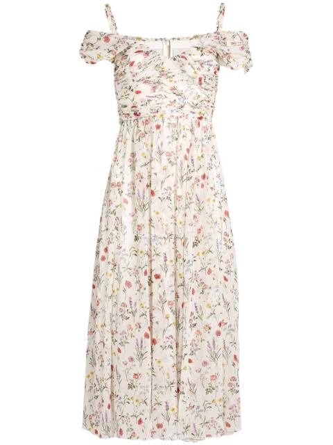 GIAMBATTISTA VALLI Impressionist-print georgette dress