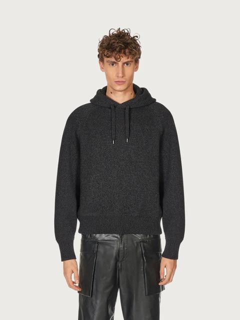 FERRAGAMO HOODED SWEATER