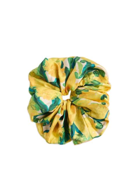 La DoubleJ floral-print scrunchie