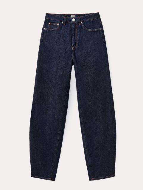 Barrel leg denim raw blue