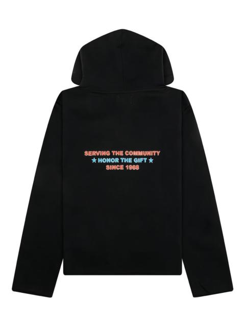 HONOR THE GIFT embroidered-logo hoodie