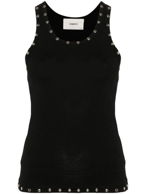 COPERNI logo-embroidered studded tank top