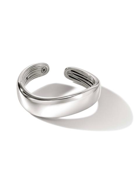 JOHN HARDY Surf Hinged Cuff, Sterling Silver, Wide