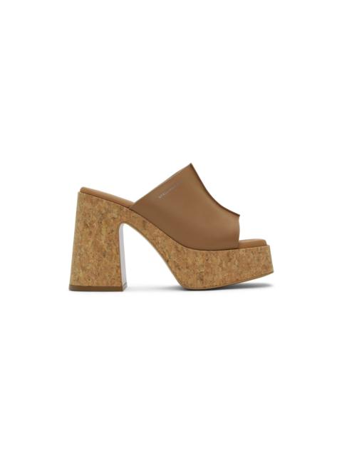 Stella McCartney Tan Skyla Platform Mules