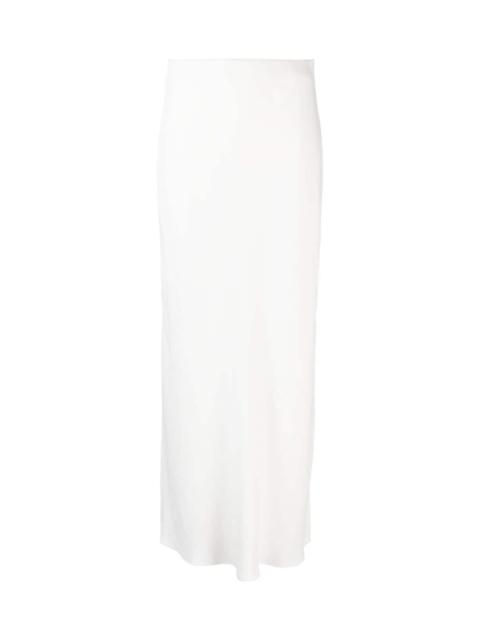 Line blend long skirt