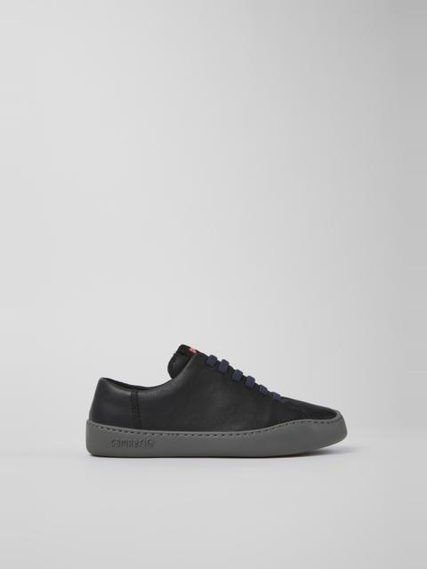 CAMPER Peu Touring Black Leather Sneakers for Women.