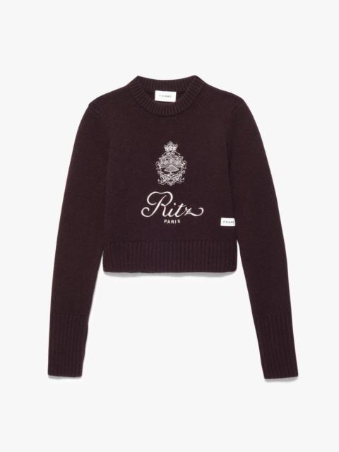 FRAME Ritz Women's Cashmere Sweater in Bordeaux