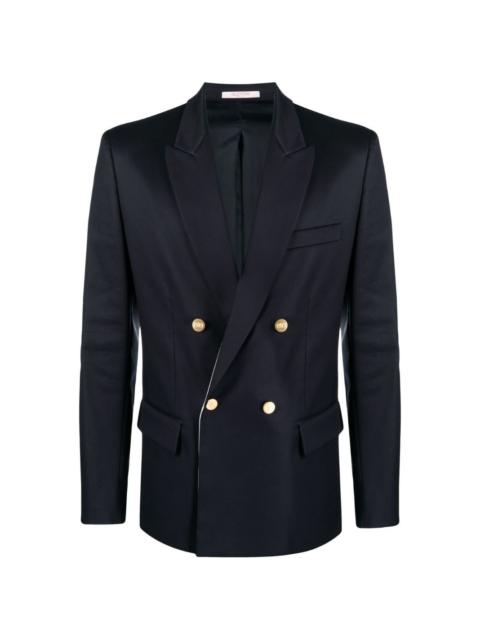 Valentino double-breasted cotton blazer