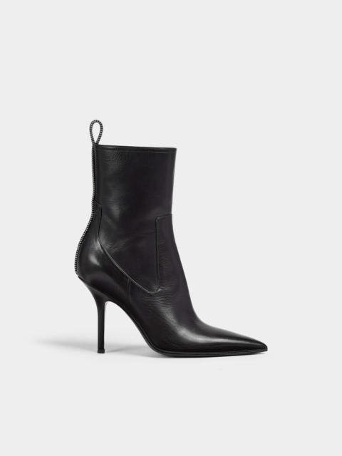 ZIP UP HEELED ANKLE BOOTS