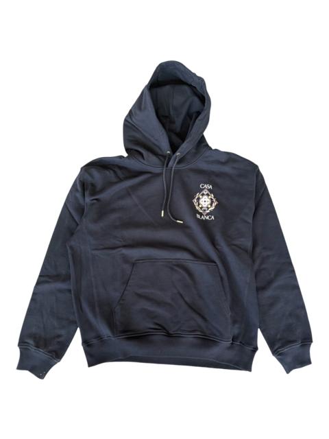 CASABLANCA Championship Logo Hoodie "Black & Multicolor" MPF25-JTP-292-01-EX-FLANNELS