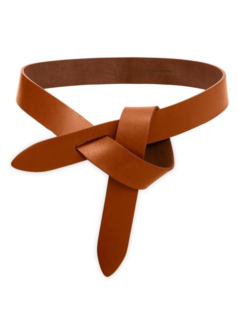 Isabel Marant Women's Lecce Knotted Leather Belt - Natural