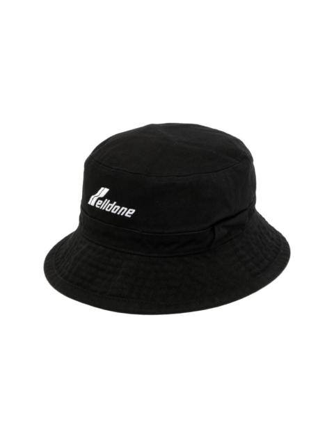 We11done logo-print bucket hat