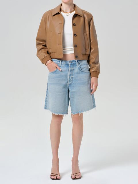Citizens of Humanity Lola Bomber Recycled Leather Jacket
In Pale Toffee