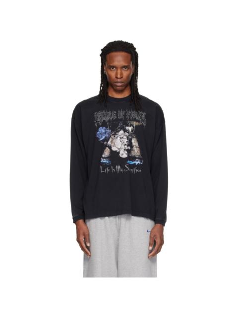 VETEMENTS Black Cradle of Filth Edition Sacrifice Longsleeve T-shirt