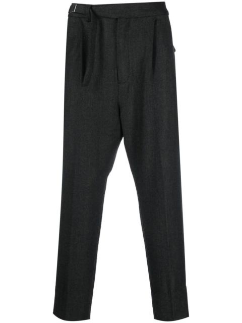 White Mountaineering cropped tapered-leg trousers