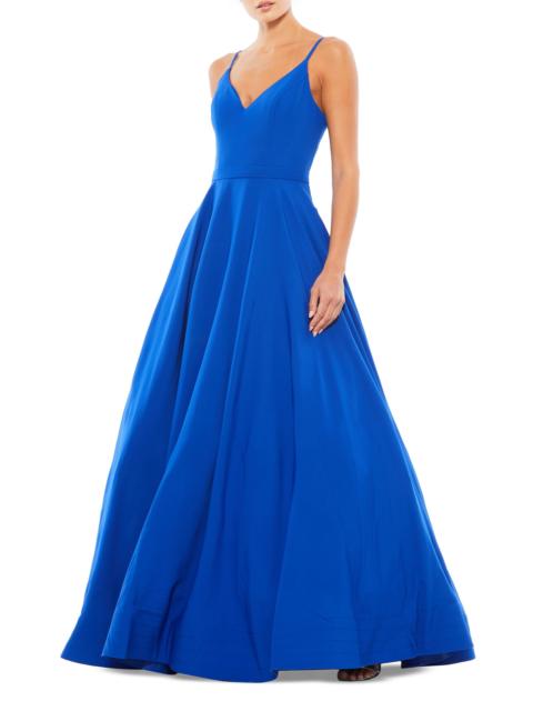 MAC DUGGAL Women's Ieena A-Line Gown - Royal