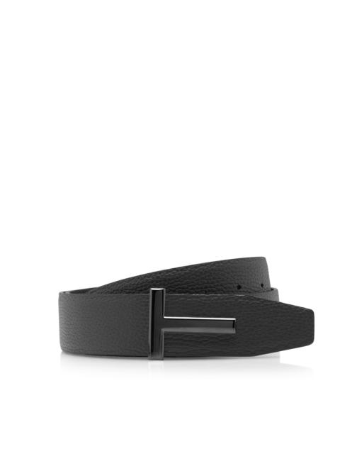 TOM FORD GRAIN LEATHER T ICON BELT