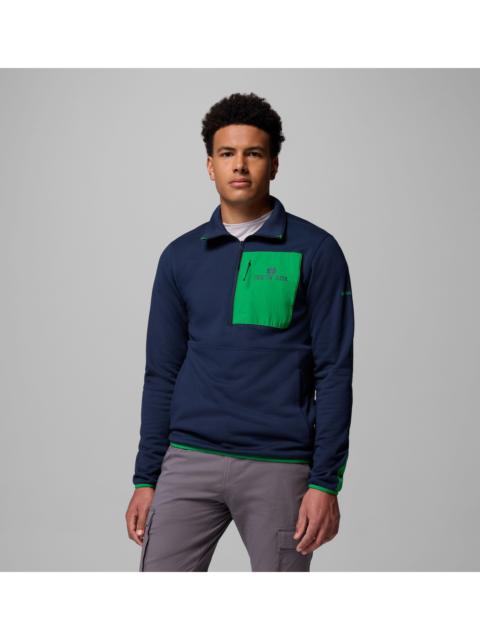 Columbia Men's Collegiate Columbia Hike Half Zip Jacket - Notre Dame
