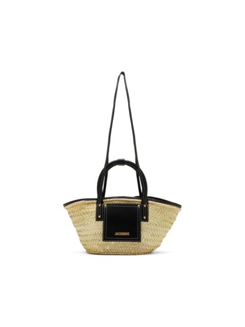 JACQUEMUS Le Petit Panier Soli interwoven raffia bag