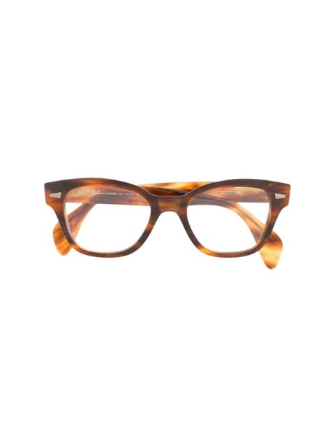 Ray-Ban square frame tortoise-shell glasses