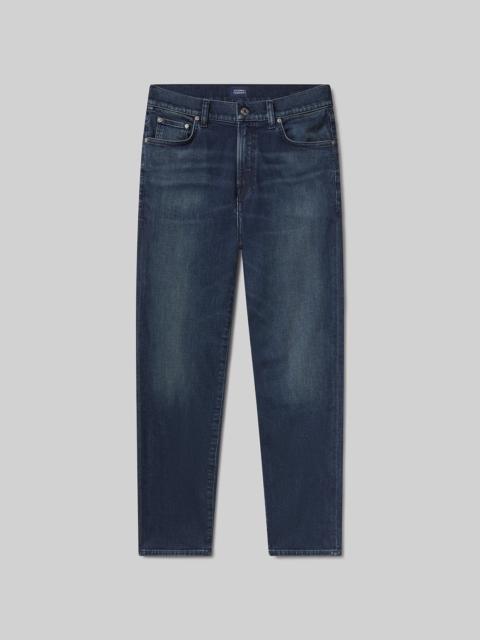 Citizens of Humanity Adler Slim Cotton Silk Denim In Carbon Blue