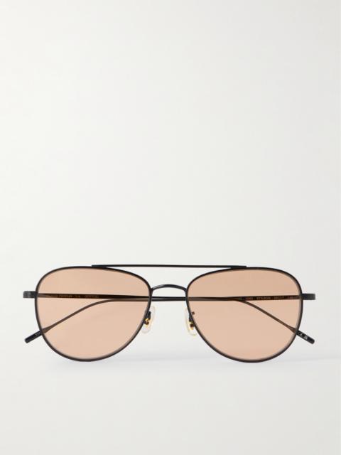 Oliver Peoples Aviator-style Metal Sunglasses