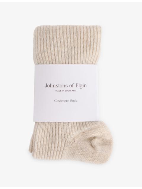 Johnstons of Elgin Forbes Cashmere Socks