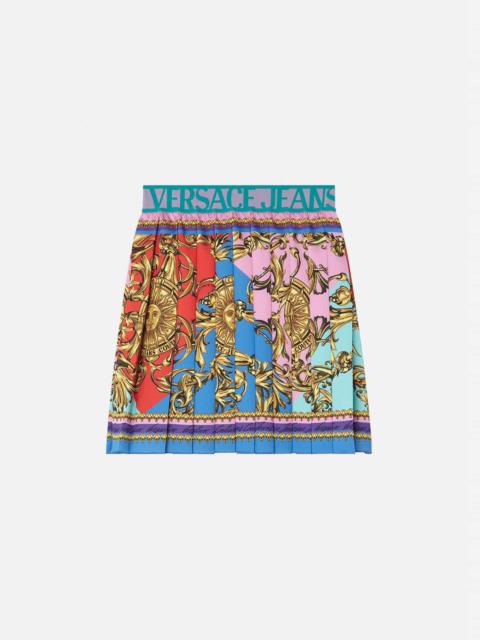 VERSACE JEANS COUTURE Garland Sun Pleated Skirt