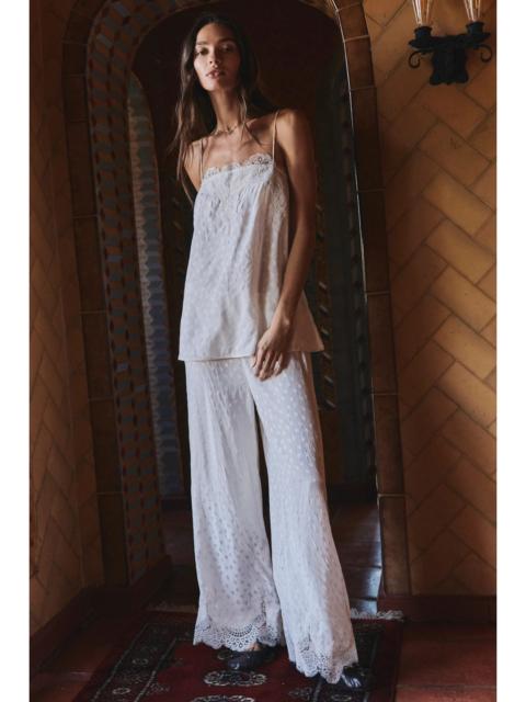 FREE PEOPLE Satin Sightseer Pant Set