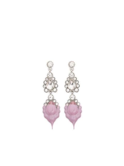 OTTOLINGER dipped crystal earrings