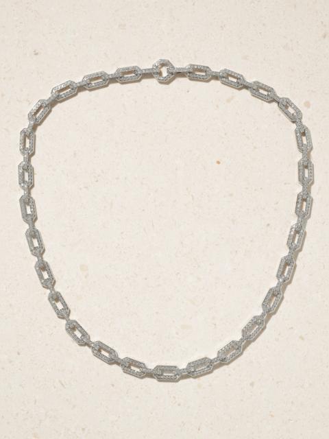 DAVID YURMAN 18-karat White Gold Diamond Necklace