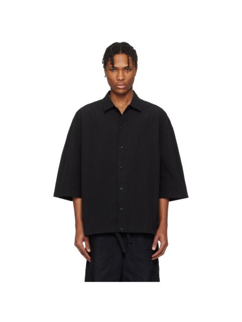 CASEY/CASEY Black Mili Volume Shirt