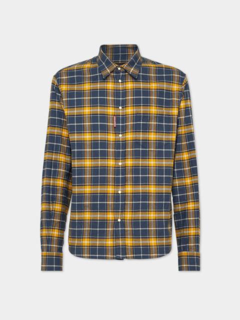 DSQUARED2 CANADIAN CHECK FLANEL REGULAR SHIRT