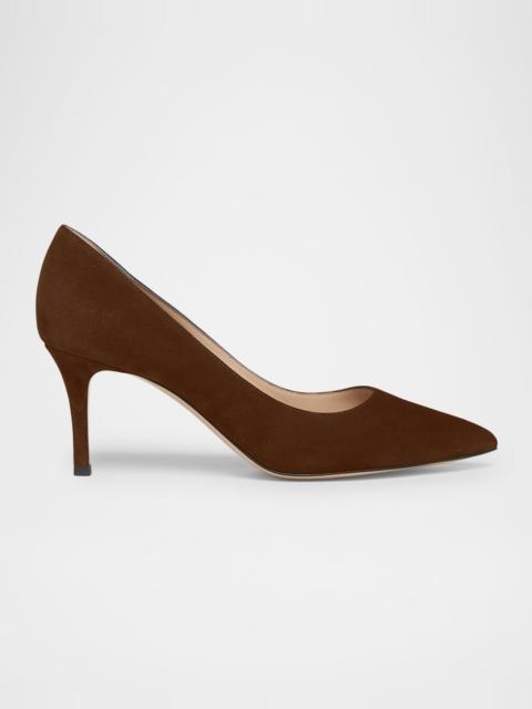 Gianvito Rossi Suede Stiletto Classic Pumps