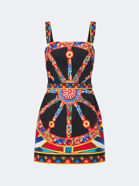 Dolce & Gabbana Carretto cotton minidress