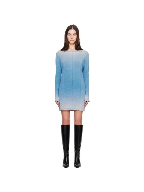KNWLS Blue Ace Longsleeve Minidress