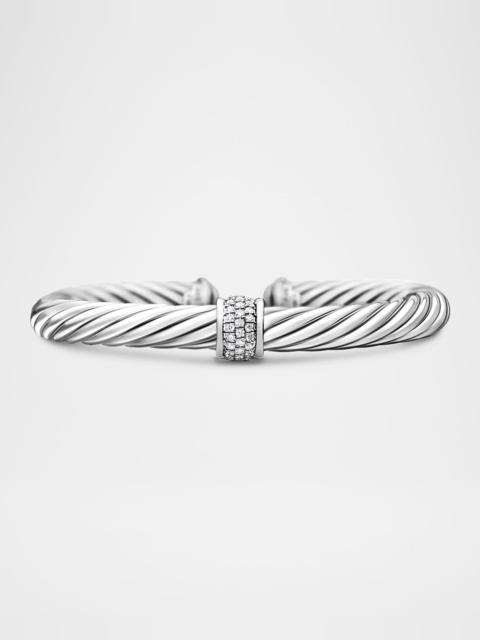 DAVID YURMAN Cable Classic Diamond Center-Station Bracelet