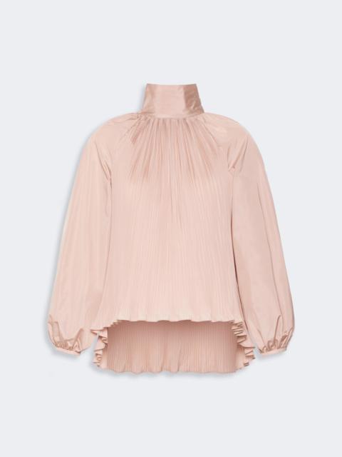 Max Mara VALLE Silk taffeta blouse - POWDER